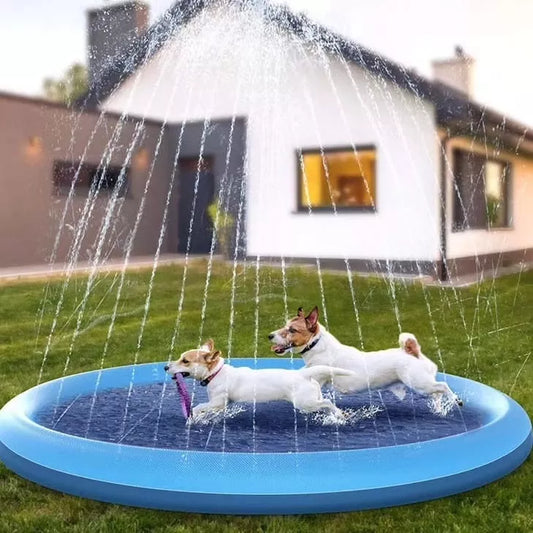 Alfombra rociador: Piscina para mascotas